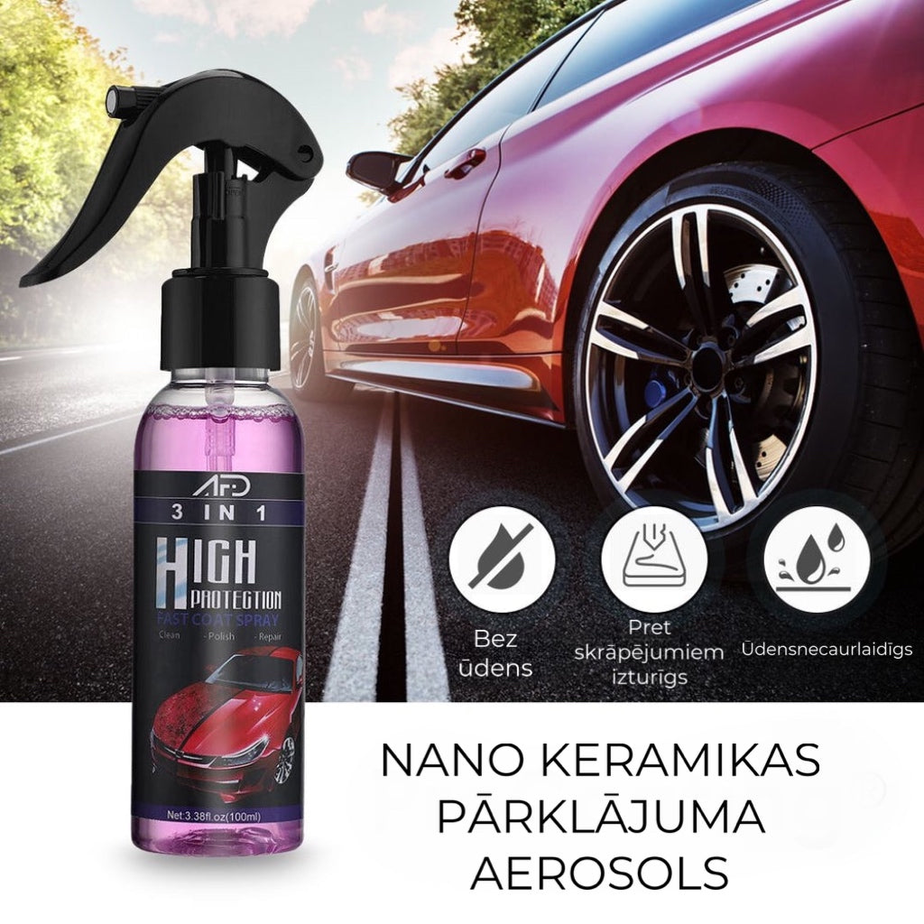 "NanoRemover" Nanokeramikas pārklājuma aerosols