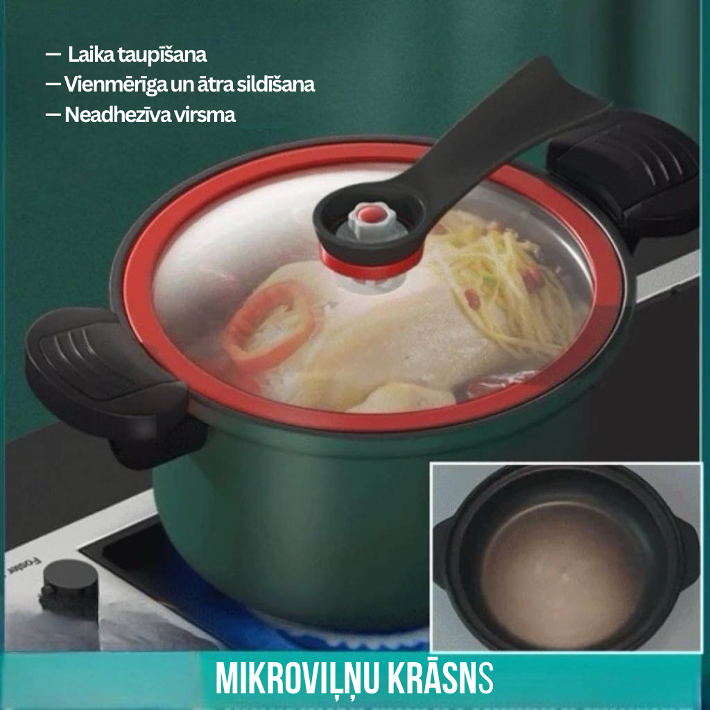 🍲 Mikro spiediena plīts 🍲