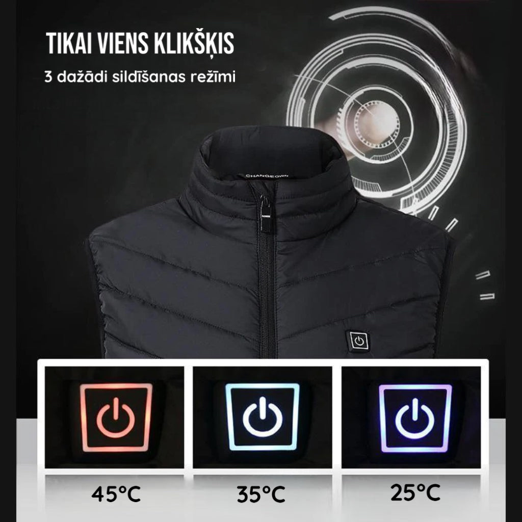 "Instant Warmth" sildošā veste, unisex