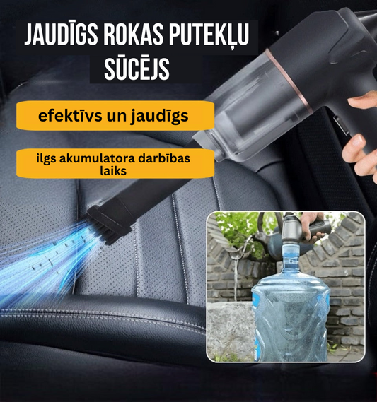 Kompakts un jaudīgs rokas putekļsūcējs