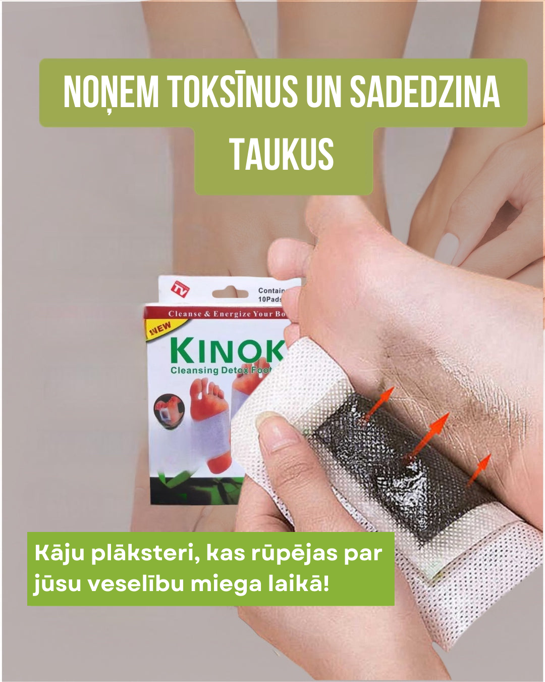 Pēdu detoksikācijas plāksteri