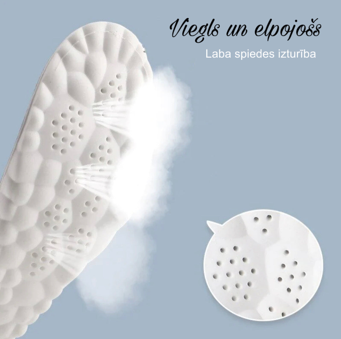 "Comfy Insoles" Ērtas zoles (1 pāris  + 1 BEZMAKSAS)