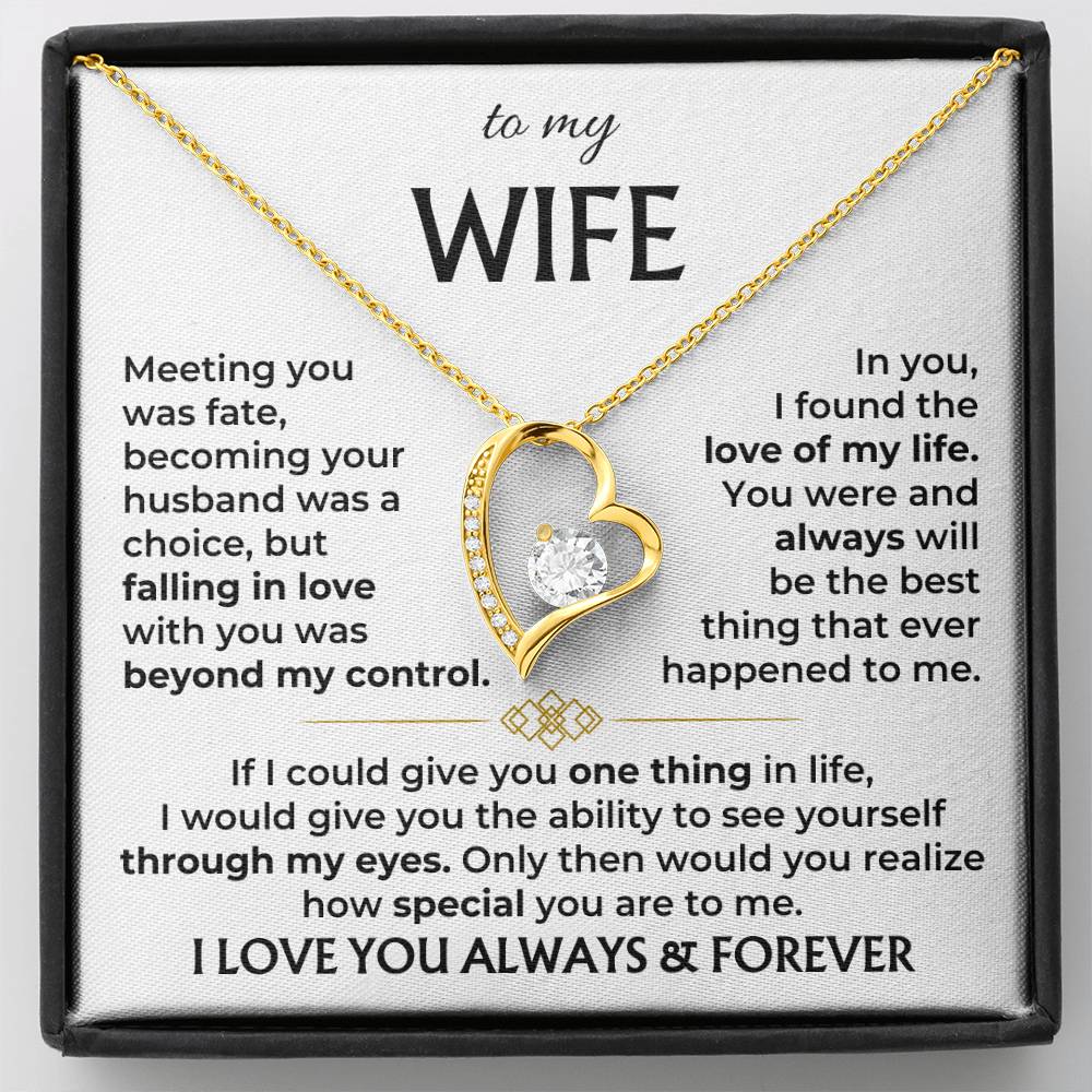 Jewelry To My Wife - I Love You Always & Forever - Gift Set - SS568