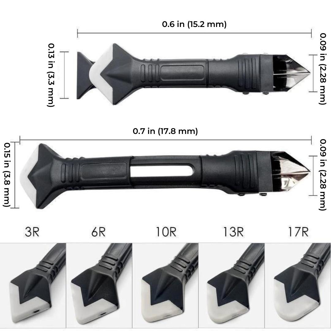 3-in-1 rīks flīžu, stūru remontam