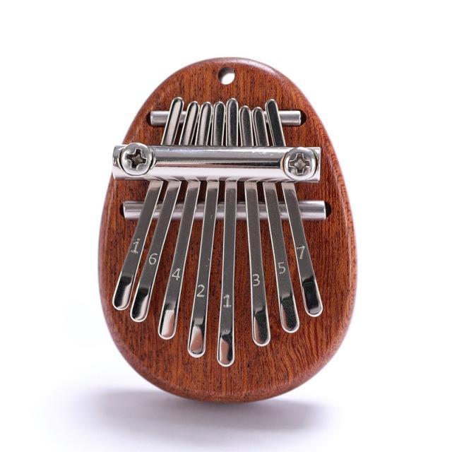 8 taustiņu kalimbas mūzikas instruments