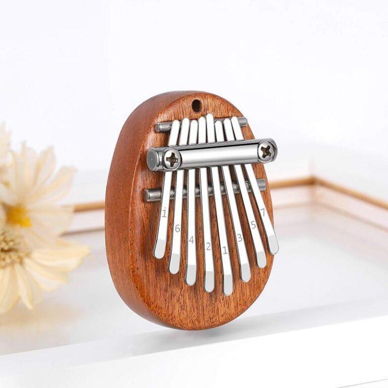 8 taustiņu kalimbas mūzikas instruments